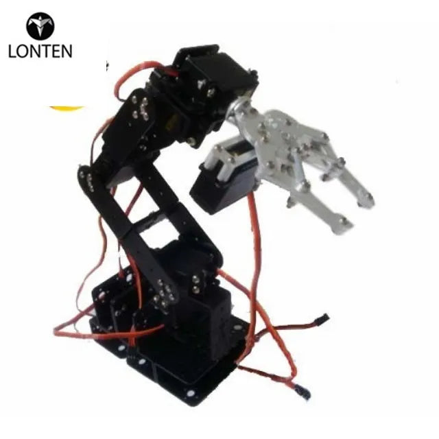 Custom Robot Arm 6DoF Robot Arm+ Mechanical Claw+Large Metal Base Full Metal Mechanical Manipulator/ Servo by ESPduino Kit Manufacturer