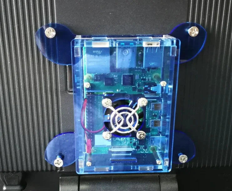 Custom New arriving!!!! On Stock Raspberry Pi 4 2 layers acrylic Case Box for Raspberry Pi 4 case Manufacturer