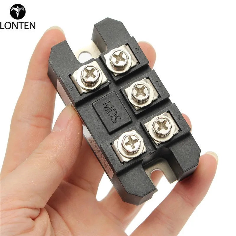 Custom Lonten Hot MDS150A 3-Phase Diode Bridge Rectifier 150A Amp 1600V Copper 150 Celsius 80x40x33mm Metal Case Diode Bridge Control Manufacturer