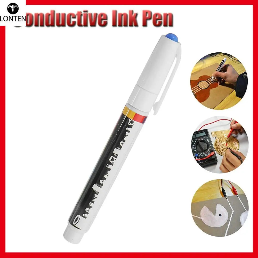 Custom Lonten Conductive Ink Pen Electronic Circuit Draw PCB Circuit Instantly Magical Physics Pen DIY Maker Student Kids Education Gif Manufacturer