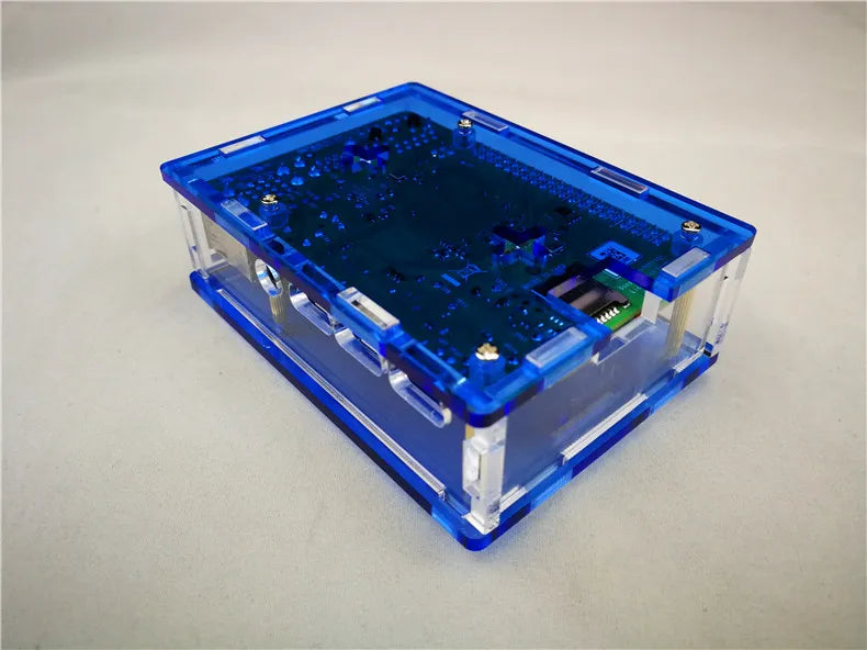 Custom In Stock !!!! Raspberry Pi 4 full cover acrylic Case Box can assemble Cooling Fan for Raspberry Pi 4 case Manufacturer