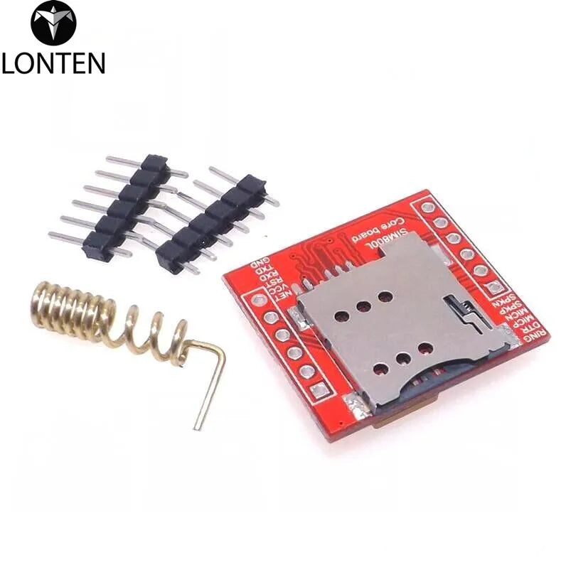 Custom Lonten New Smallest SIM800L GPRS GSM Module MicroSIM Card Core BOard Quad-band TTL Serial Port Manufacturer