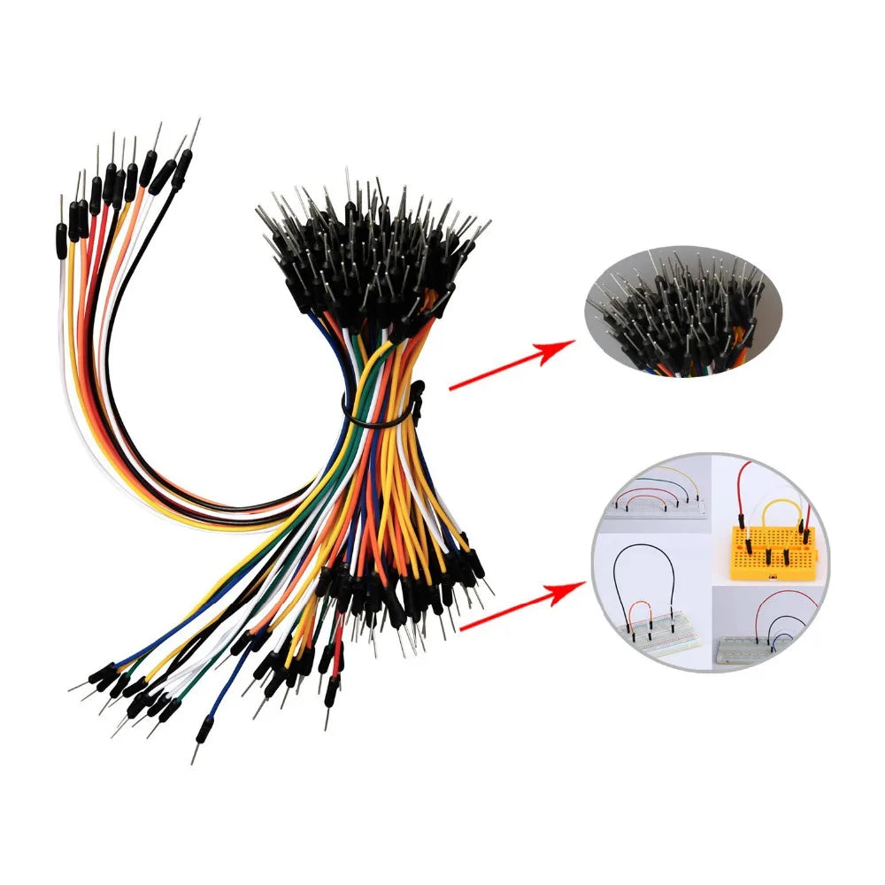 Custom High Quality Brand New MB102 Power Supply Module 3.3V 5V+Breadboard Board 830 Point+65PCS Jumper Cable Manufacturer