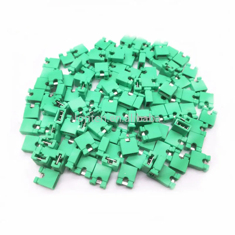 Custom 1000Pcs/Lot Multicolor Black/Red/Yellow/Green/Blue 2.54mm Jumper Cap Header Pin Shunt Short Circuit Connector Open Top Manufacturer