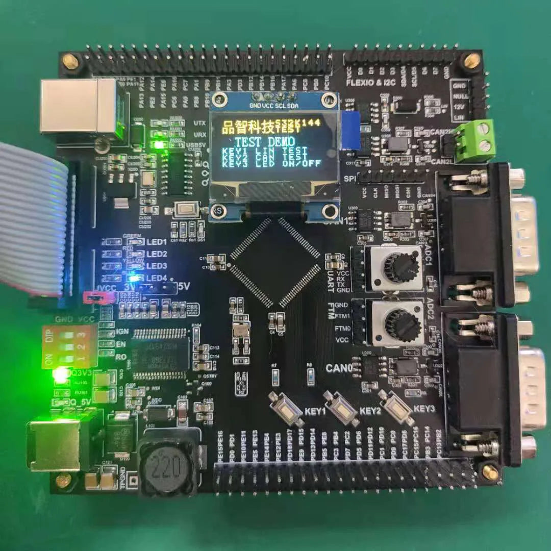 Custom S32K144 development board evaluation board ARM has routine source code LIN 3-way CAN Manufacturer