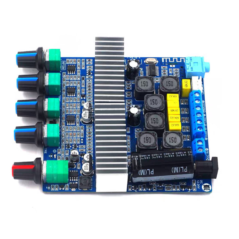 2*50W+100W TPA3116 HIFI Power Subwoofer Amplifier Board 2.1 Channel TPA3116D2 Audio Stereo equalizer Amp pcb assembly Customize
