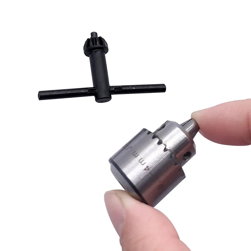 Custom 0.3-4mm Mini Drill Chuck Micro JTO Taper Mounted Drill Chuck and Chuck Key Lathe Accessories Adapter with Key Manufacturer