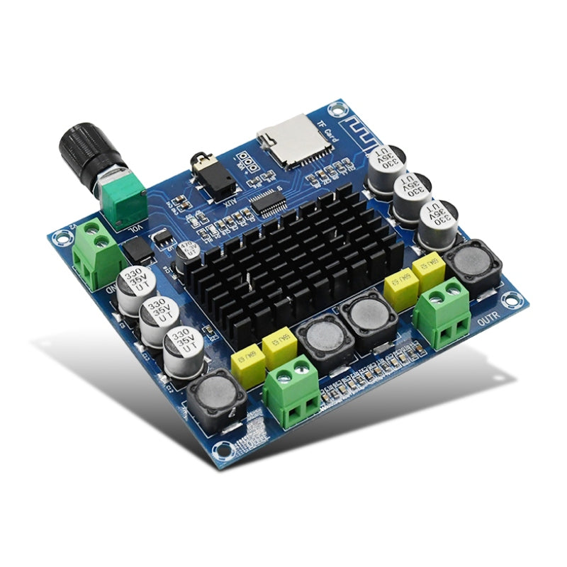 2*50W TPA3116 4.1 Digital Audio Amplifier Board Dual Channel Class D Stereo Aux TF Card Amp DC12-24V pcb assembly Customize