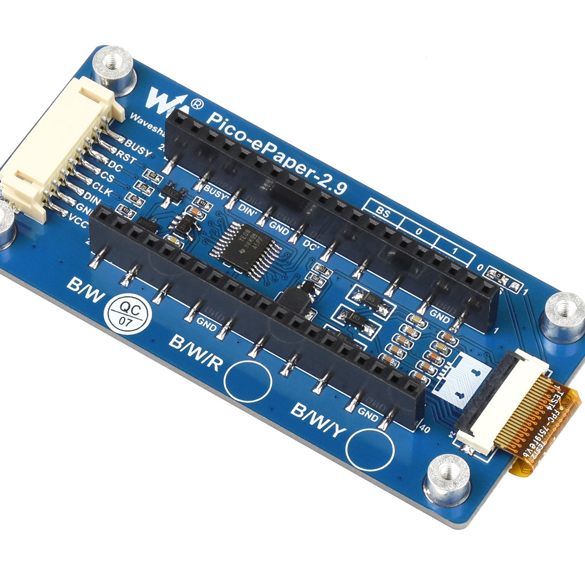 Waveshare 2.9Inch E-Papier E-Ink Display Module Voor Raspberry Pi Pico 296*128 zwart/Wit, Spi Custom PCB plastic housing pcba customize