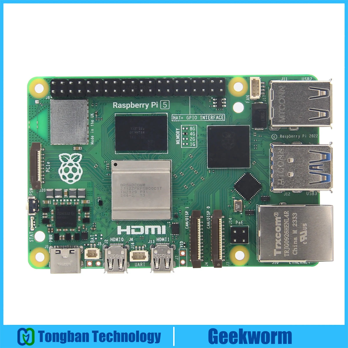 Raspberry Pi 5 4GB Official Original Model Pi5 RAM Dev Board
