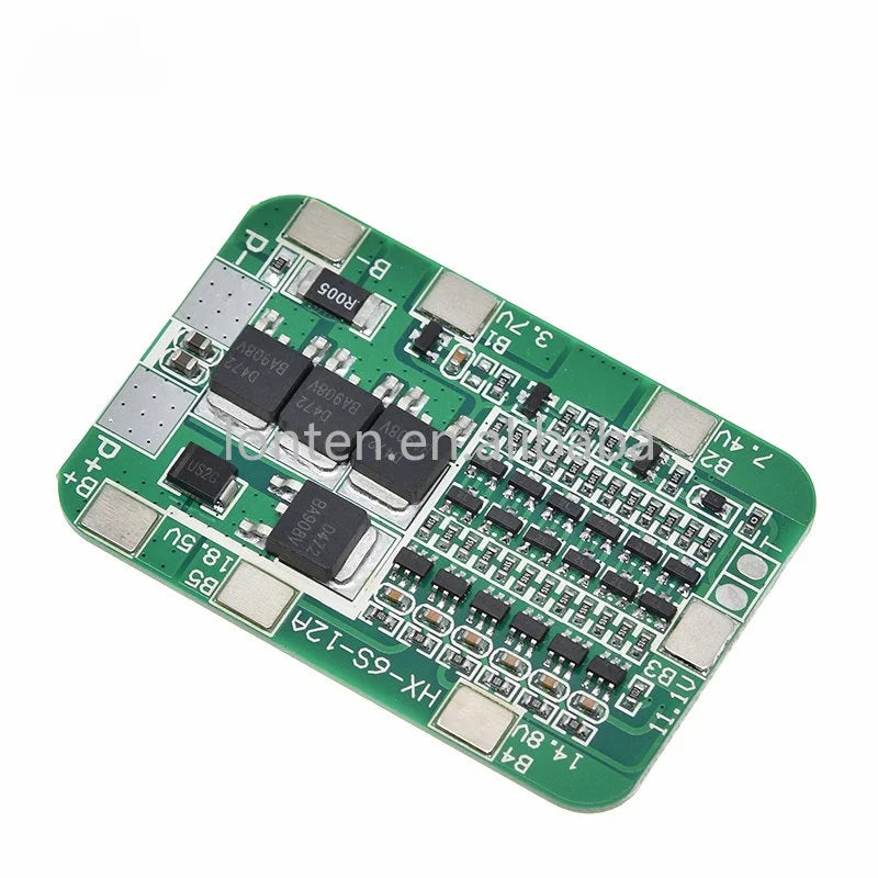 Custom 6S 15A 24V PCB BMS Protection Board For 6 Pack 18650 Li-ion Lithium Battery Cell Module New Arrival Manufacturer
