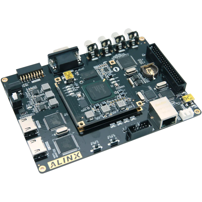 Custom Black Gold Development Board video image processing input output AV6045 AV4075 AV4040 AV6150 Custom PCB fill light pcba Manufacturer