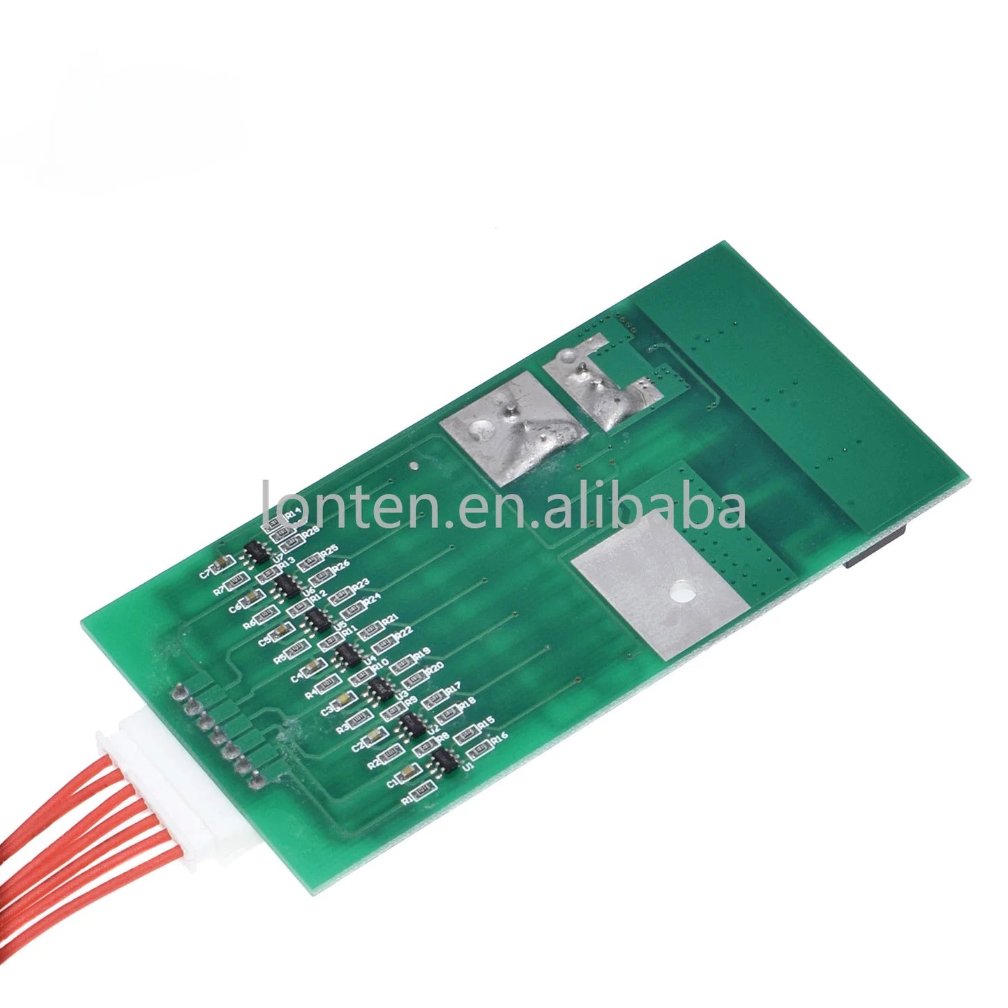 Custom Bms 7S Li-ion Lithium 18650 Battery Protection Board 24V 20A Battery Balancer With Matching Cable Automatic Protection Function Manufacturer
