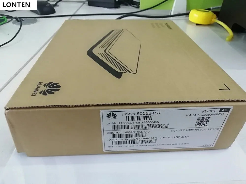 Custom Original HG8346R wireless Epon Terminal wireless with 4FE+2Phone+wifi+1USB HGU 8347R EPON ONT ONU English Firmware Manufacturer