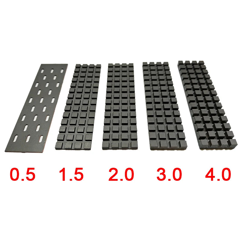 Custom Pure Copper Graphene Heatsink M.2 NGFF 2280 PCI-E NVME SSD Laird Ultra Soft Thermal Pad Cooler Radiator 67x18x0.5/1.5/2.0/3.0/4 Manufacturer