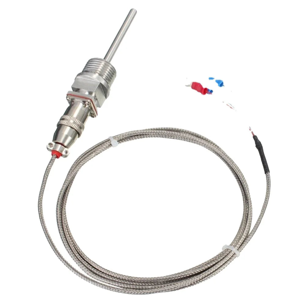 Custom Lonten New Electric Sensor High quality RTD PT100 Temperature Sensors 1/2 Inch NPT Threads With Detachable Connector Useful Tool Manufacturer