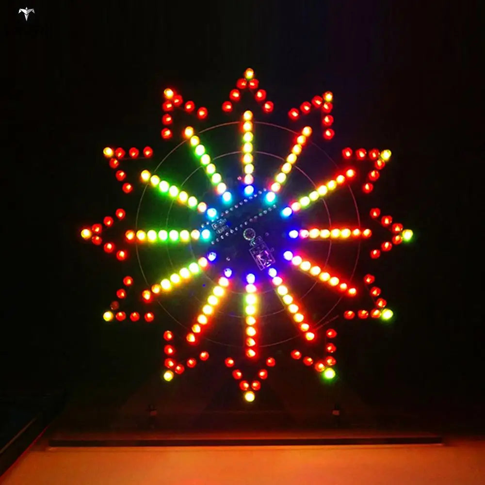 Custom Lonten DIY Colorful LED Automatic Rotating Ferris Wheel Kit Electronic Components DIY Ferris Wheel Infrared Remote Ferris Wheel Manufacturer