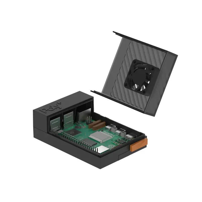 Custom Poly+ 5 for Raspberry Pi 5 with fan
