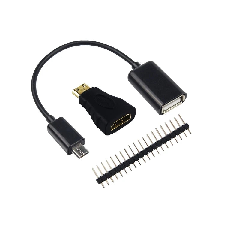 Custom Raspberry Pi Zero W Kit + Acrylic Case + GPIO Header + Heat Sink + Power Supply +Camera Option 1GHz CPU 512Mb RAM Raspberry Pi W Manufacturer