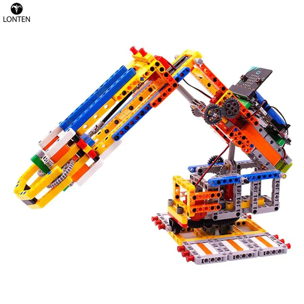 Custom Lonten 2019 New for Micro:bit Programmable Building Block DIY Smart Robotic Arm Kit High Tech Toys Gift Manufacturer