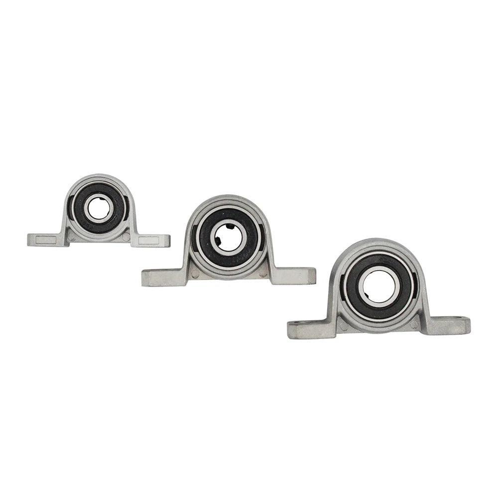 Custom KP08 KFL08 T8 Lead Screw Support Diameter 8mm Zinc Alloy Bore Ball Bearing Pillow Block Mounted For T8 Lead Screw Shaft Collar Manufacturer