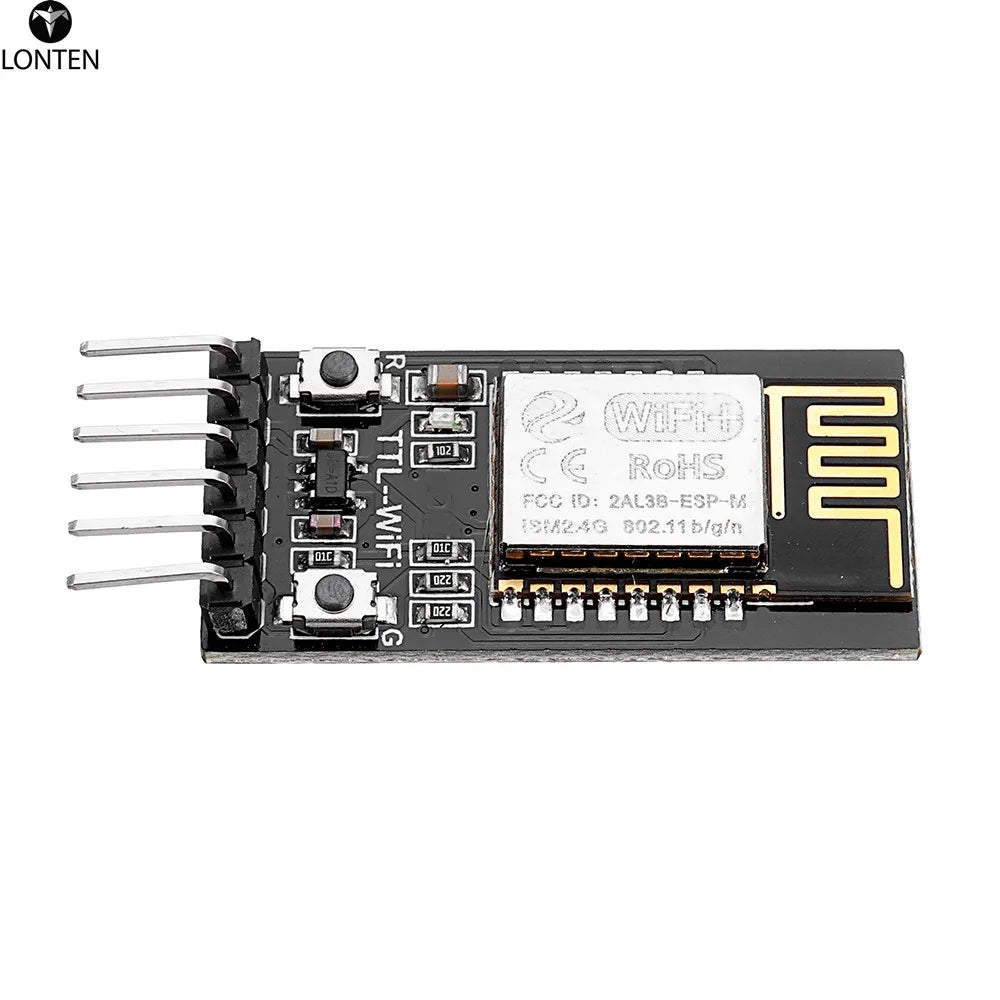 Custom Lonten DT-05 Wireless WiFi Serial Transparent Module TTL To WiFi Compatible wireless HC-06 Interface ESP-M2 Manufacturer