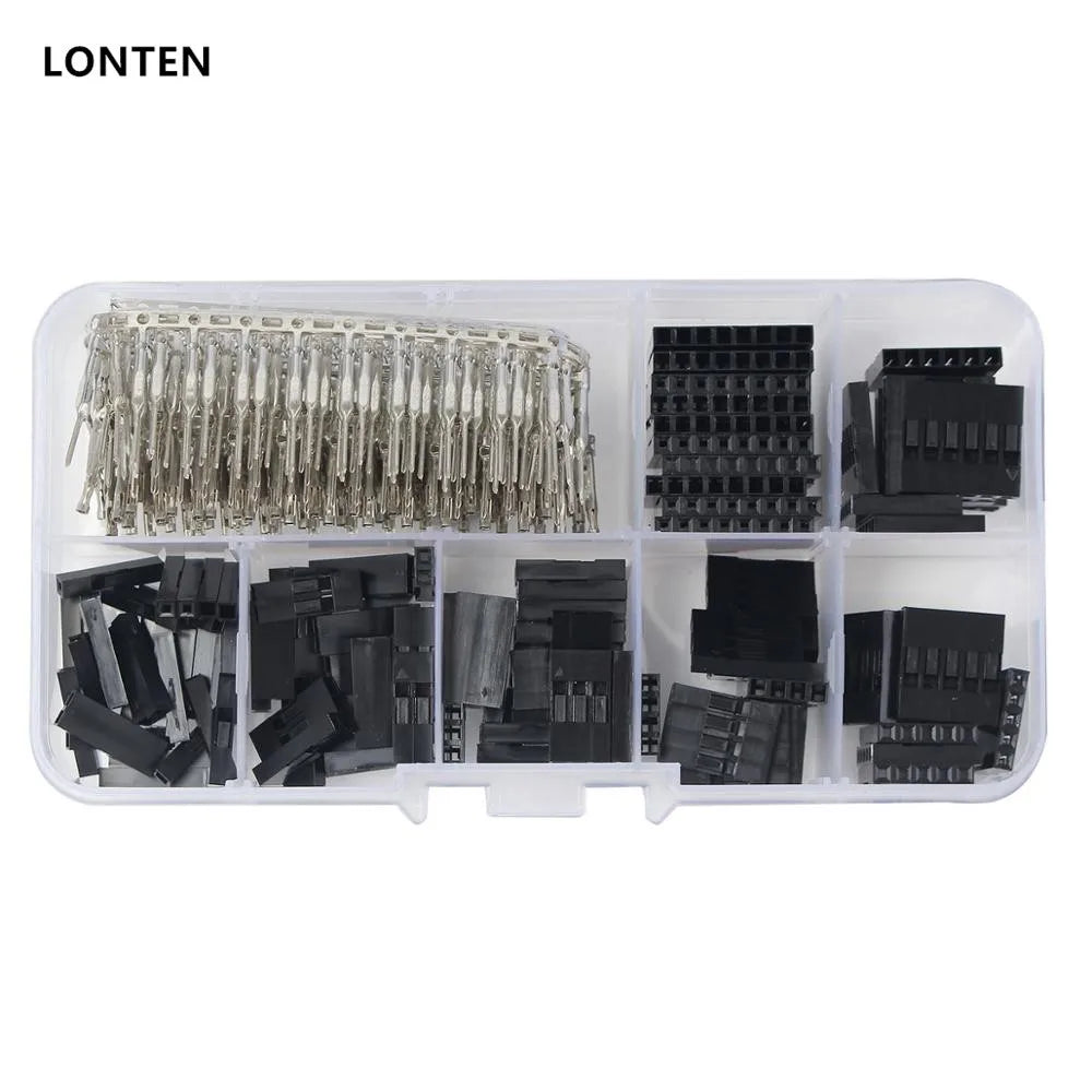 Custom Lonten 310Pcs/box 2.54mm Male Female Dupont Wire Jumper With Header Connector Housing Kit Manufacturer