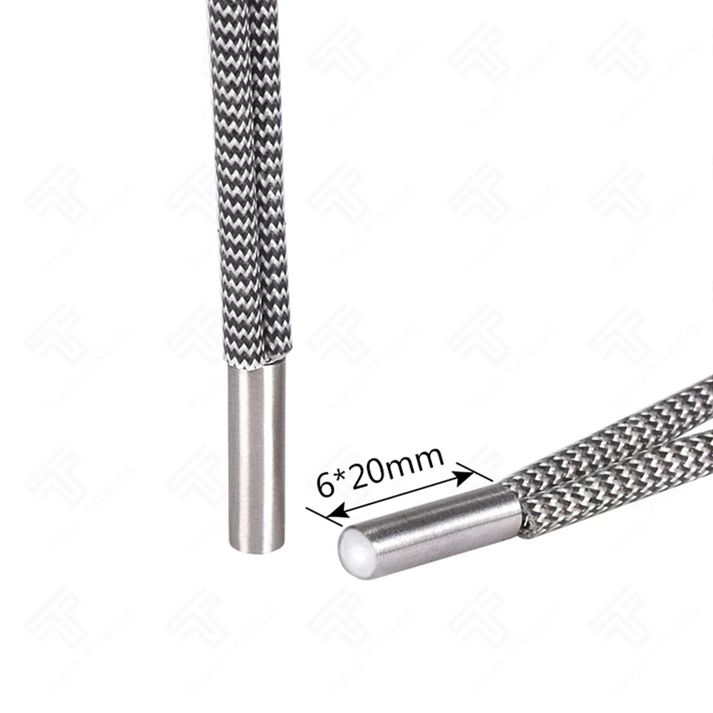 Custom 1/1.5/2M Length Heating Tube 6*20mm12V/24V 50W Ceramic Cartridge Heater For 3D Printer SP-3 SP-5 Plus V6 J-head Hotend Head Manufacturer