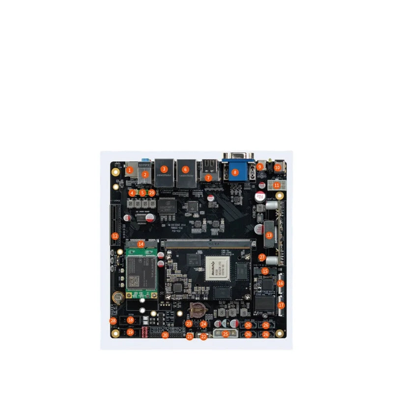 Custom PCBA ITX-3588J Rockchip RK3588 8K AI Mini-ITX Mainboard firefly Manufacturer