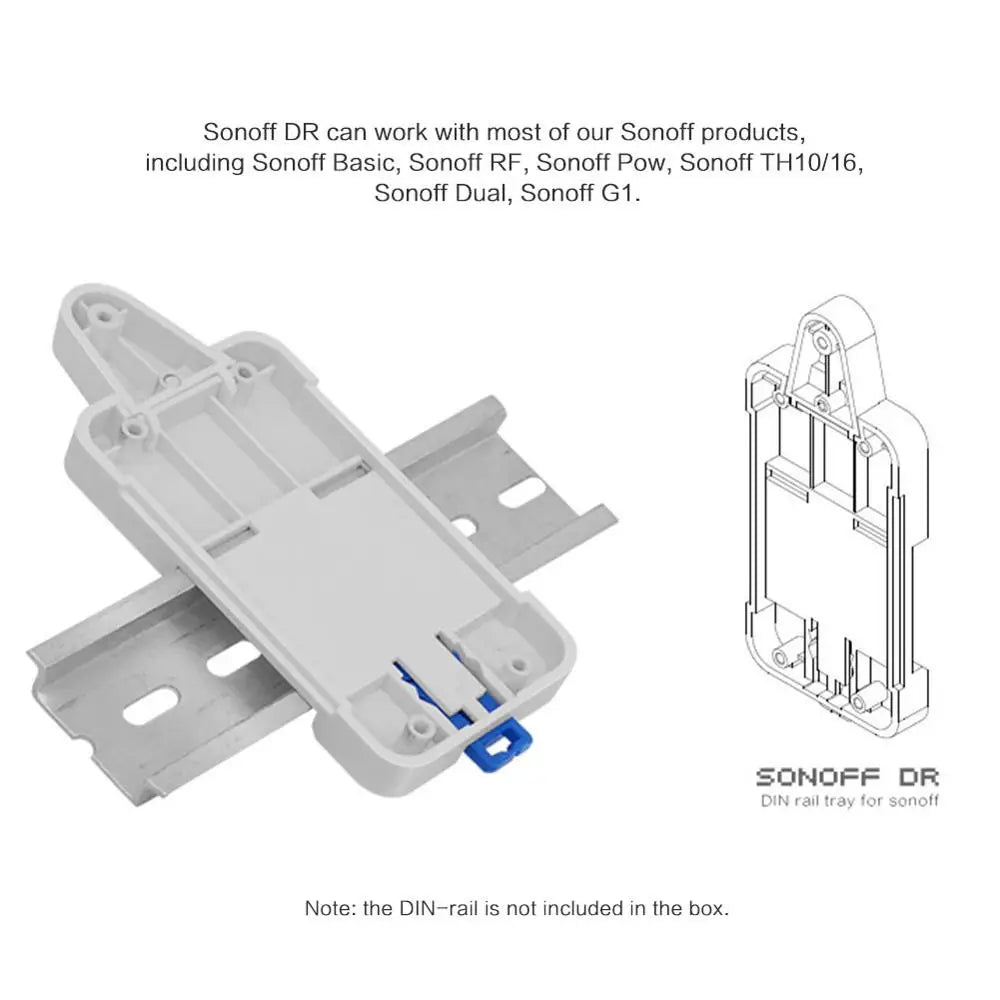 Custom Lonten DR DIN Rail Tray Adjustable Mounted Rail Case Holder Solution for Mounted Onto The Guide Track Kit for Switchboard Manufacturer