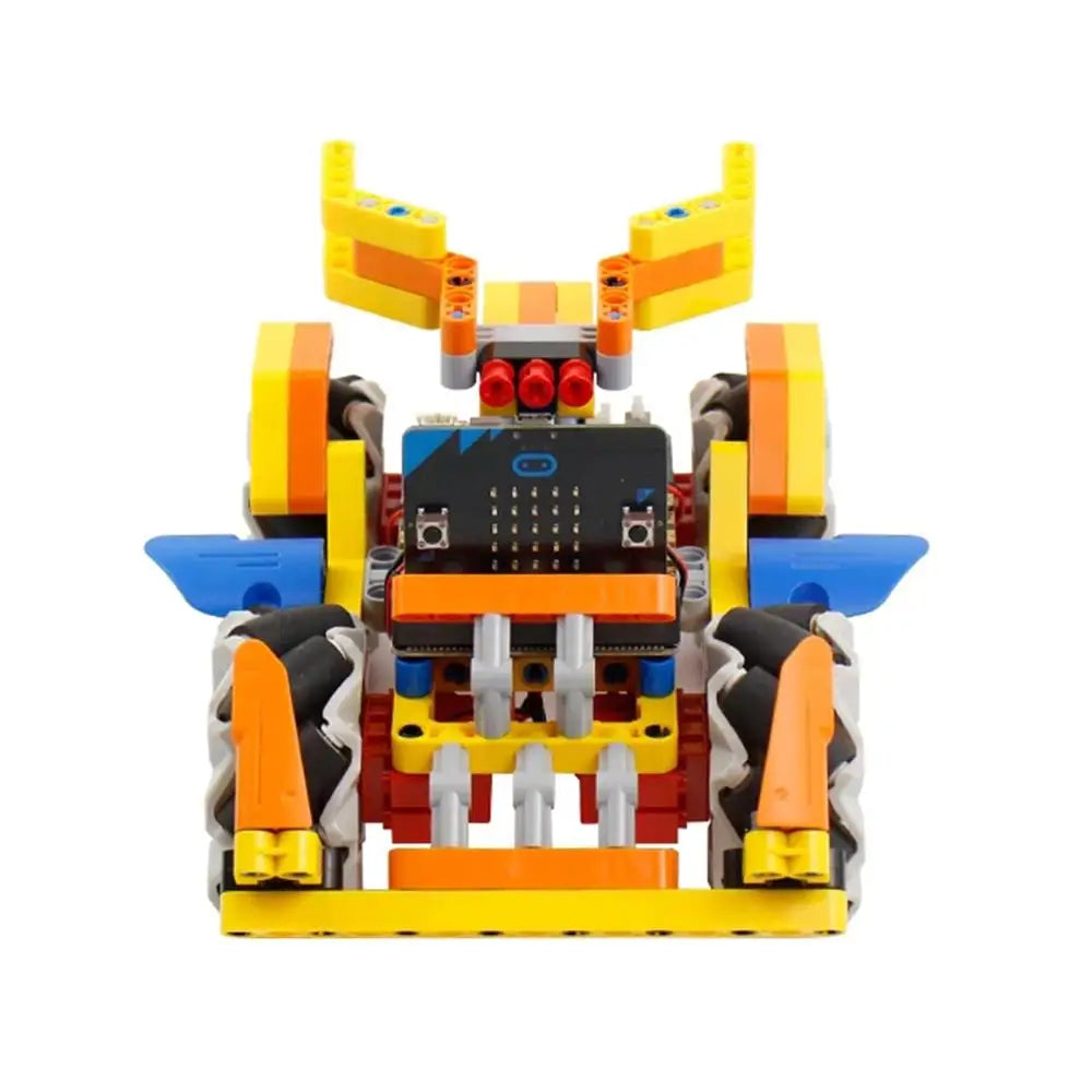 Custom Programmable Intelligent Robot Building Block Kit Mecanum Wheel Smart Robot Car for Micro: bit (With/Without Micro:bit Board) Manufacturer