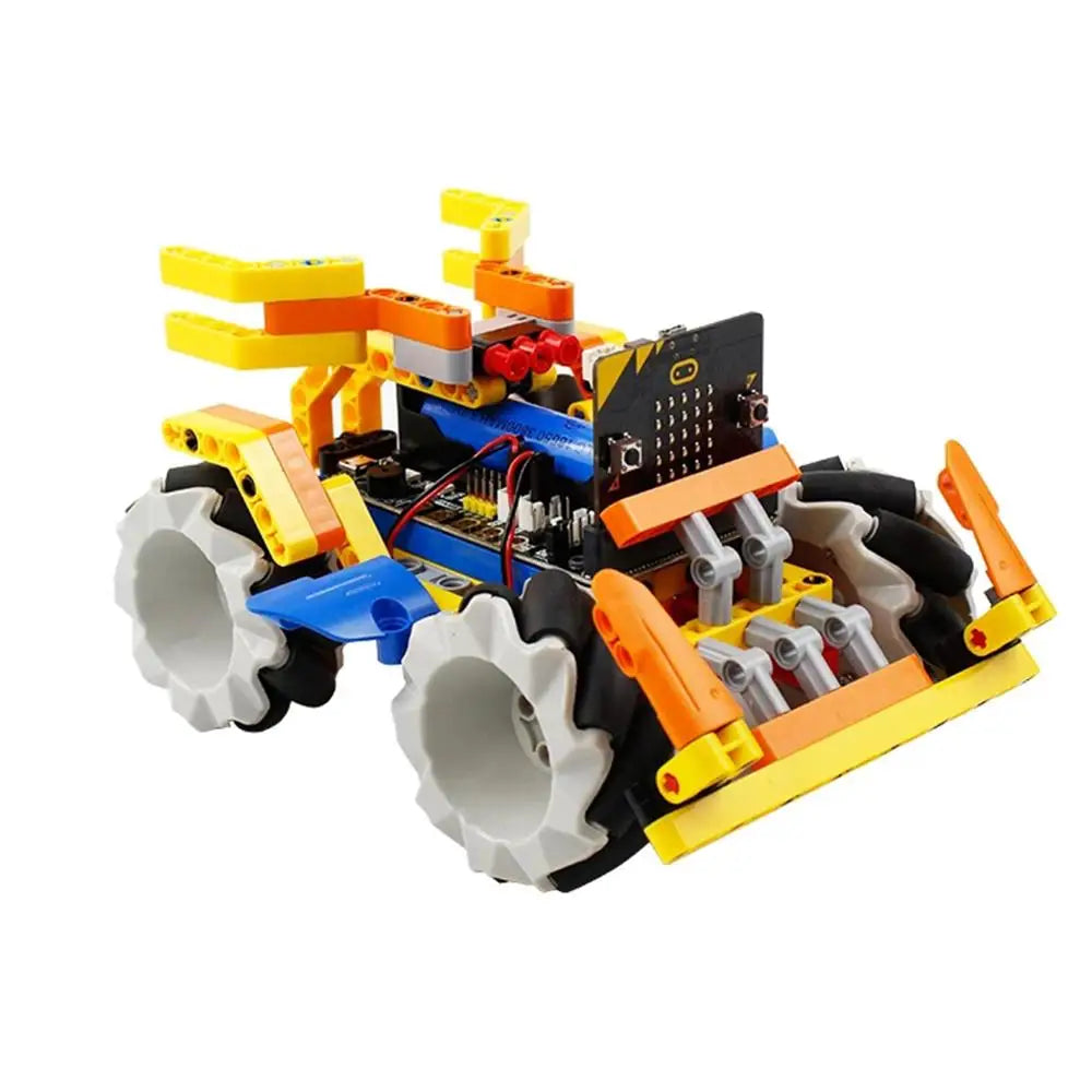 Custom Programmable Intelligent Robot Building Block Kit Mecanum Wheel Smart Robot Car for Micro: bit (With/Without Micro:bit Board) Manufacturer