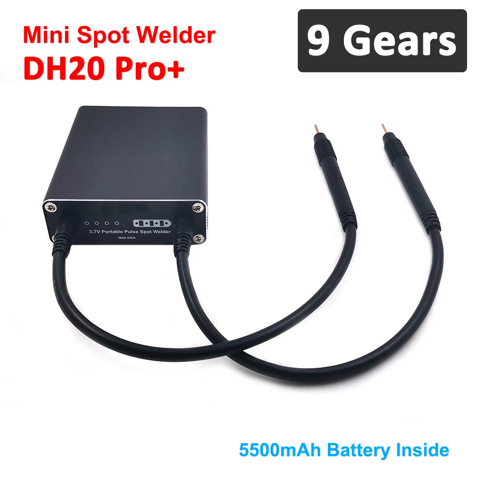 Custom DH20 Pro+ DIY Spot Welder 9 Gears Mini Spot Welding Machine With Quick Release Pen Nickel Plate 18650 Battery Spot Welder 5500ma Manufacturer