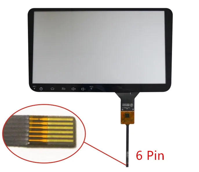 Custom 9 Inch GT911 Capacitive Touch Digitizer For Android Car DVD Navigation Touch Screen Panel Glass With Button Manufacturer