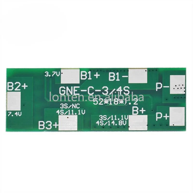 Custom 4S 8A Polymer Li-ion Lithium Battery Charger Protection Board For 4 Serial 4pcs 3.7 Li-ion Charging Protect Module BMS Manufacturer