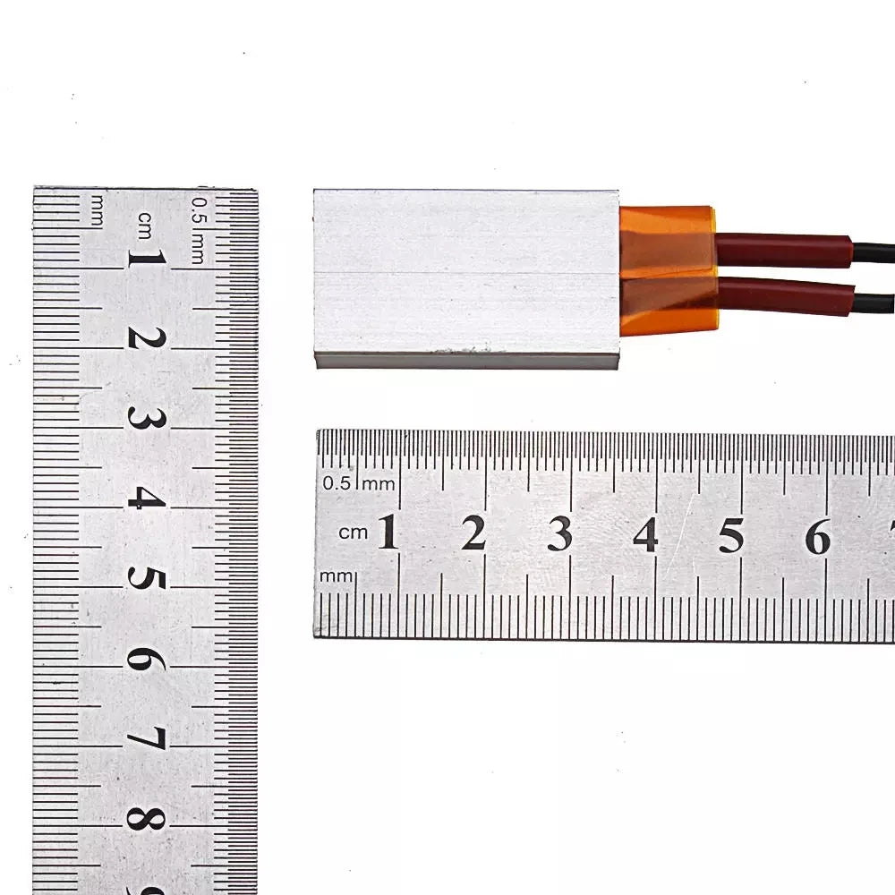 Custom 3pcs/LOT 12V 7~50W 230 Degree PTC Ceramic Electric Heating Plate Aluminum Shell Constant Temperature Air Heater Manufacturer