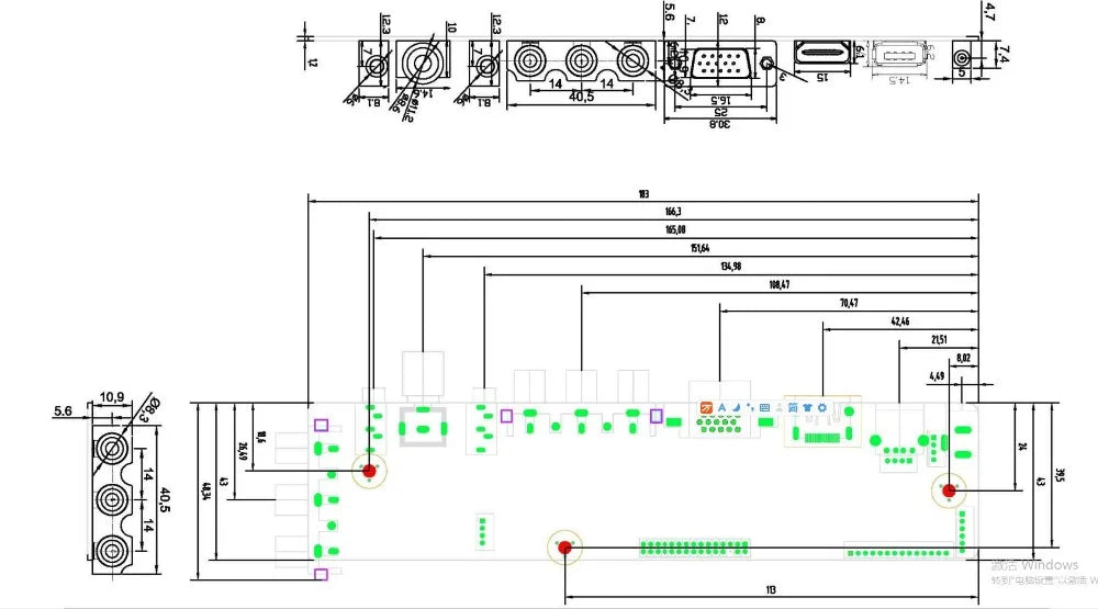 Custom ZS.D3663LA.A8 DVB-T2 DVB-T DVB-C digital TV LCD/LED driver board V56 V59 10-42" Universal LCD TV Controller Driver Board 3663 Manufacturer