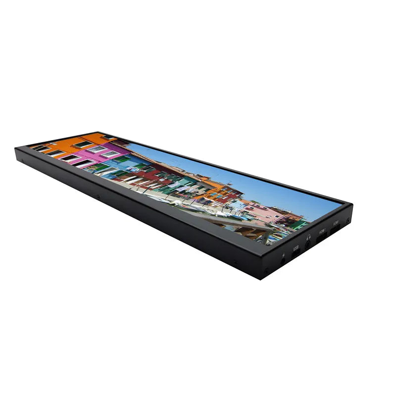 Custom 12.6 inch stretched bar IPS secondary Screen For Aida64 CPU GPU Fan Temperature Memory Monitor, Computer Case Dynamic HD Display Manufacturer