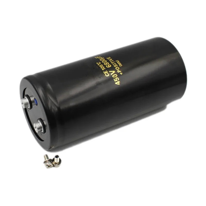 Custom 1/PCS 450V6800UF 76*160MM 6800UF 450V Bolt/Screw Foot Audio Filter Electrolytic Capacitor Manufacturer