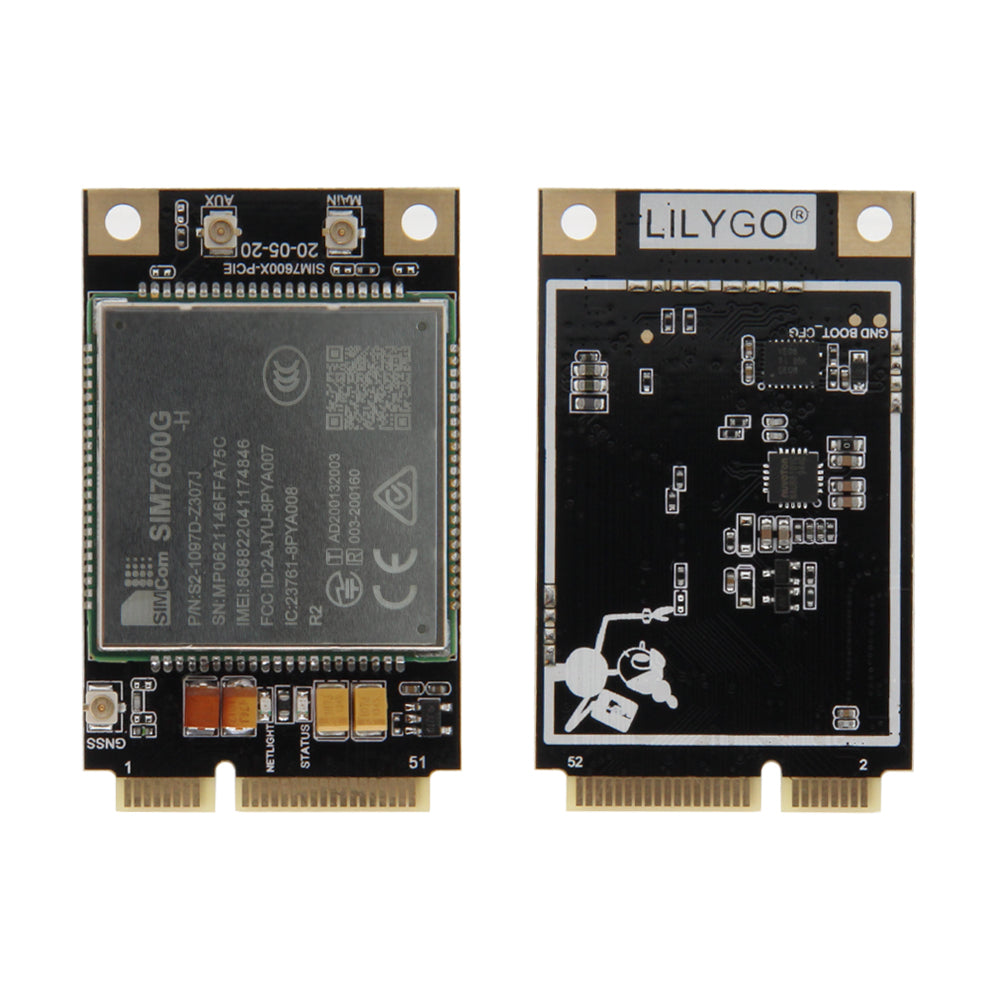 TTGO T-PCIE Module ESP32 Chip Support WIFI Nano Card SIM Series Composable Development Board a1smart-watches pcba customize