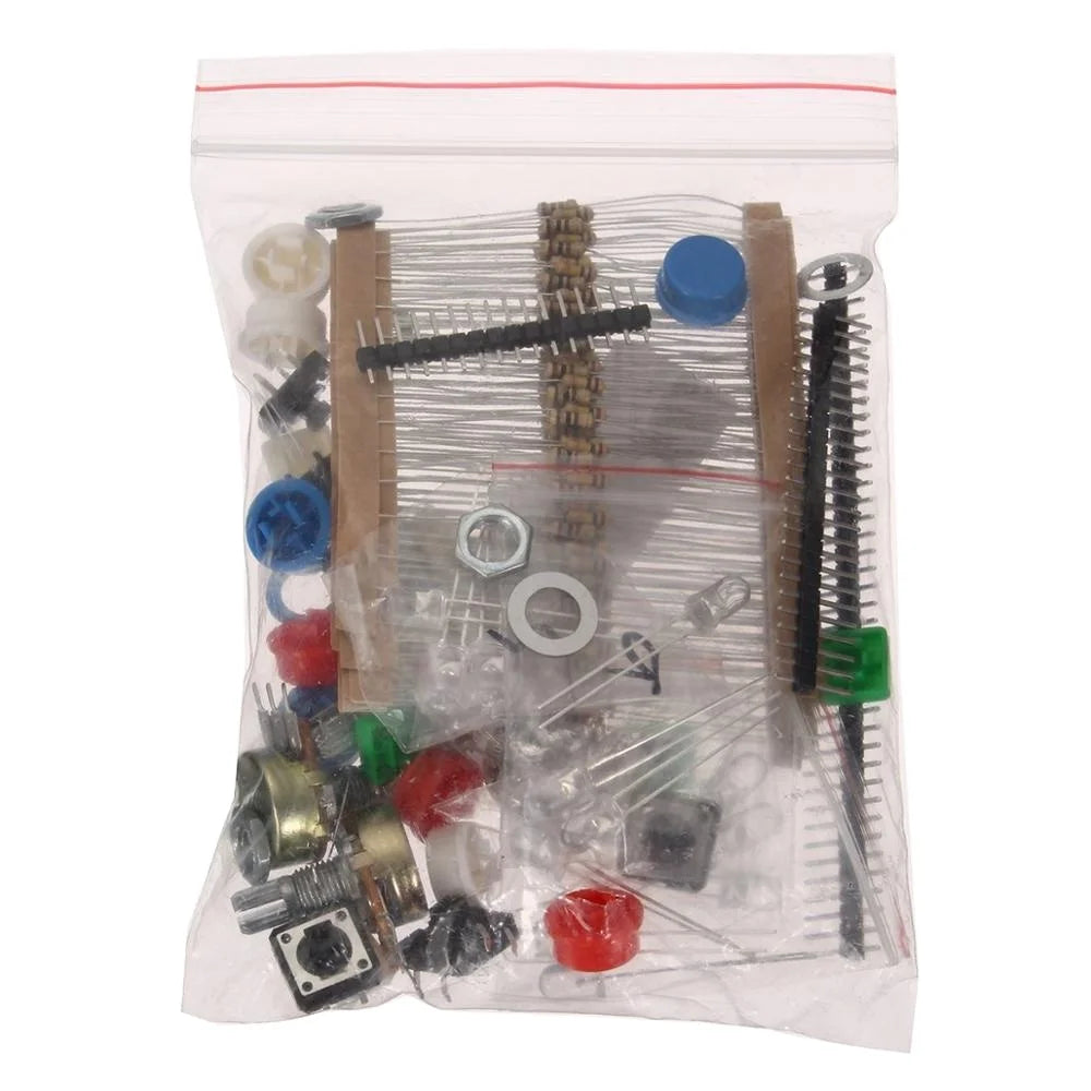 Custom Lonten High Quality New Arrival 1Set Electronic Parts Pack Kit Component Resistors LED Switch Potentiometer Button Cap HM For ar Manufacturer