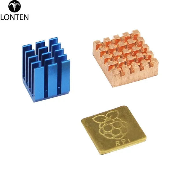 Custom Lonten Raspberry Pi Headsink Aluminum Copper Cooling Modle Kit for Raspberry Pi 3/2/3B + Heat sink for Raspberry Pi 3 Cooling Manufacturer