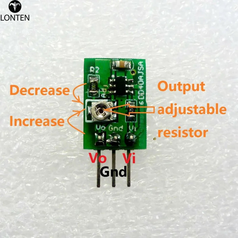 Custom 40AJSA*2 2pcs 1A mini DC DC Step Down Converter Module 24V 12V 9V to 5V 3.3V 3V Adjustable Output for UNO Breadboard Manufacturer