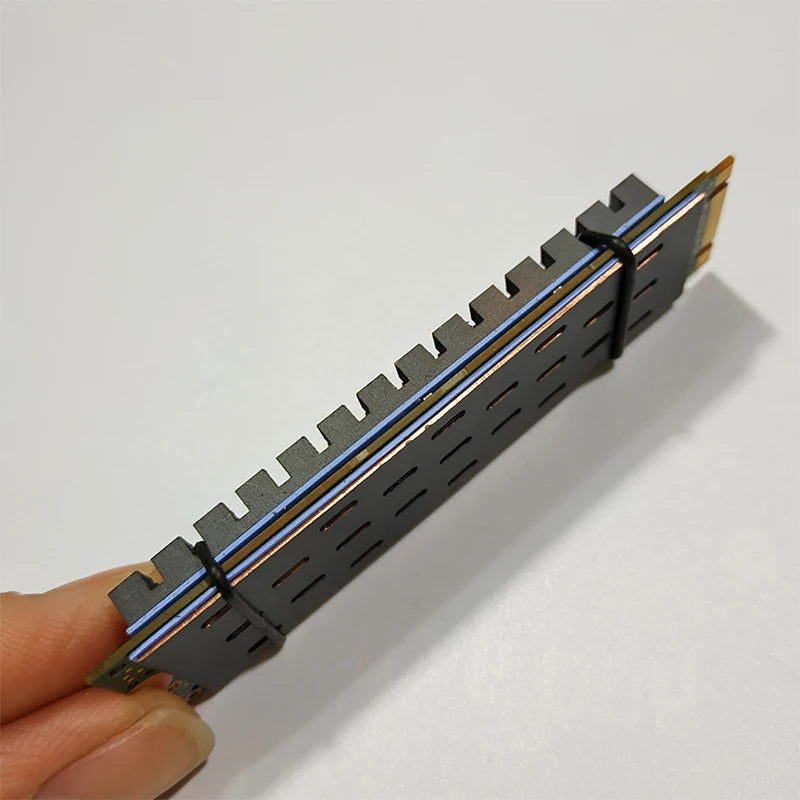 Custom Pure Copper Graphene Heatsink M.2 NGFF 2280 PCI-E NVME SSD Thermal Pad Cooler Radiator 67x18x0.5/1.5/2.0/3.0/4.0mm Manufacturer