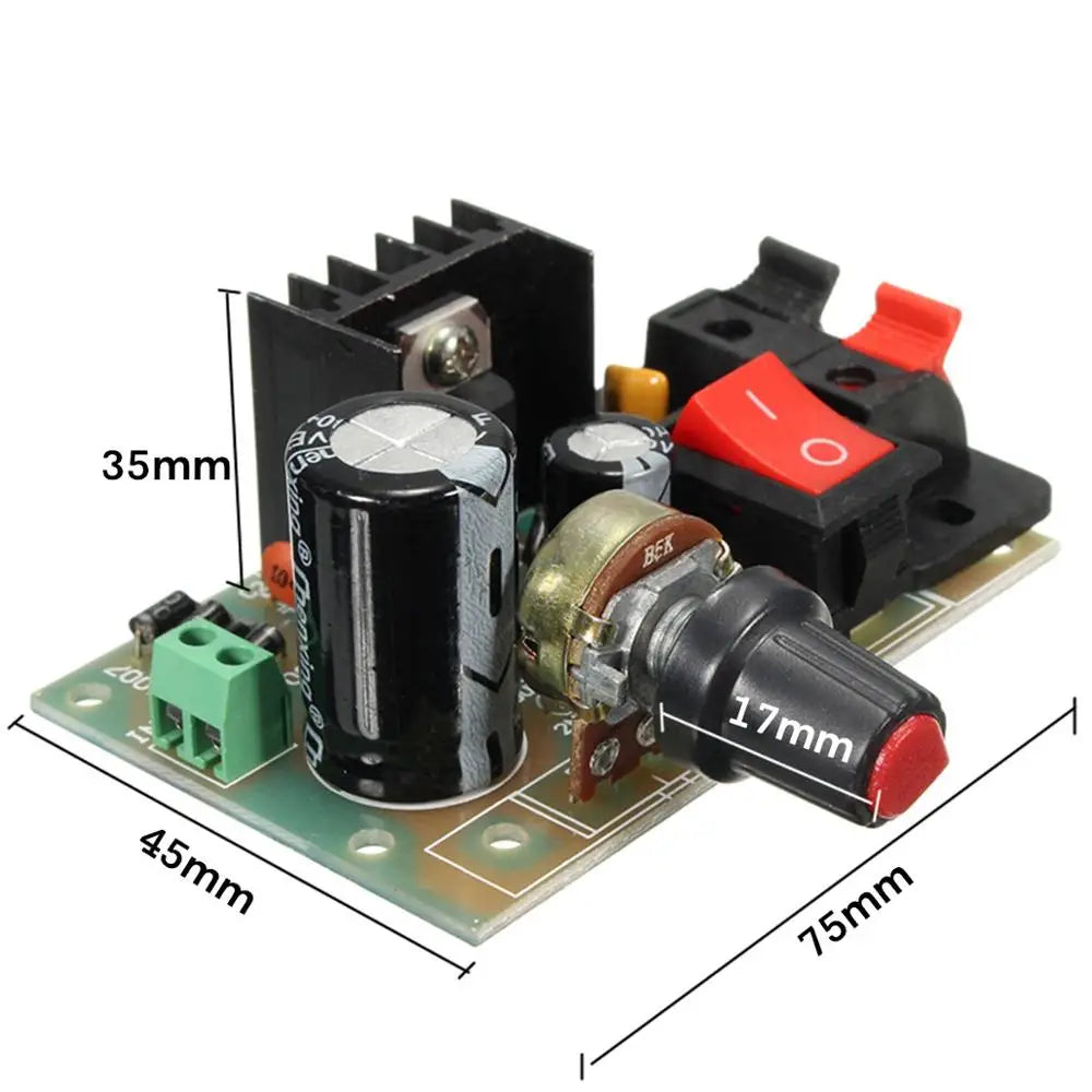 Custom LM317 Adjustable Voltage Regulator Power Supply Module AC/DC Input Module Manufacturer