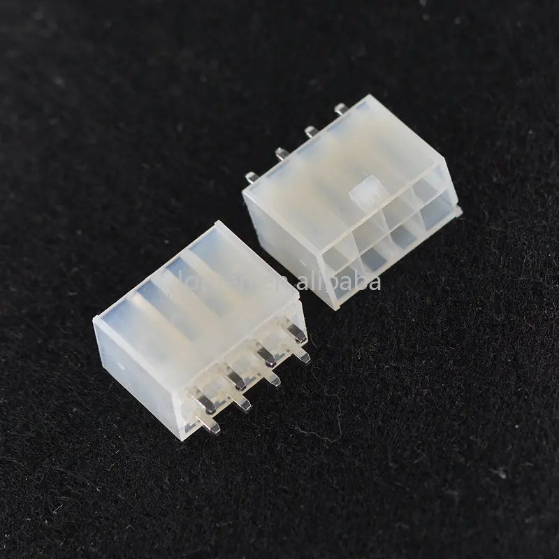 Custom 10pcs/lot 5569 For 5557 connector 4.2mm pitch double row buckle 180 degree straight needle ATX power socket connector Manufacturer