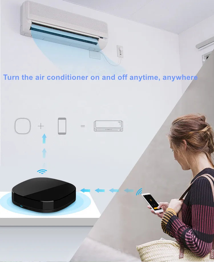Custom Universal Smart WIFI Wireless Remote Control Smart Home Automation For TV Air Conditioner IR Infrared work for Alexa Google home Manufacturer