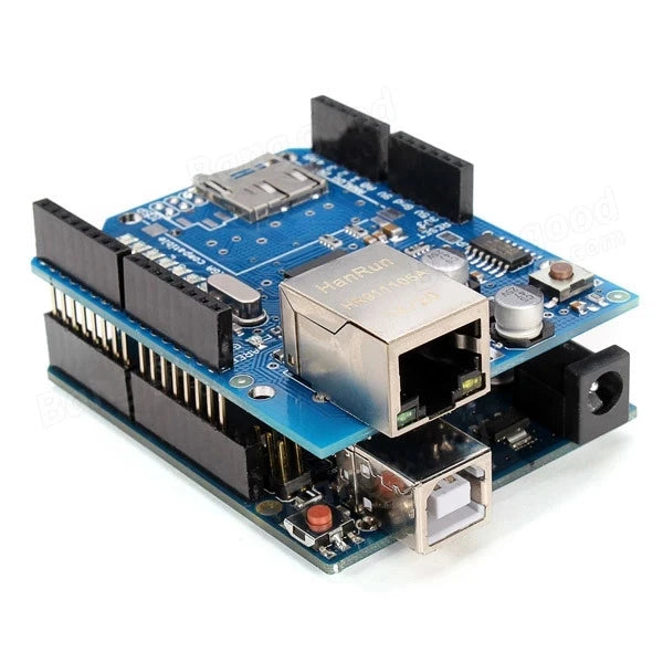 Custom ATmega328 R3 + Ethernet Shield W5100 Kit For DIY with usb cable ATmega16U2 Manufacturer