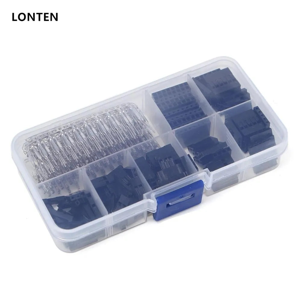 Custom Lonten 310Pcs/box 2.54mm Male Female Dupont Wire Jumper With Header Connector Housing Kit Manufacturer