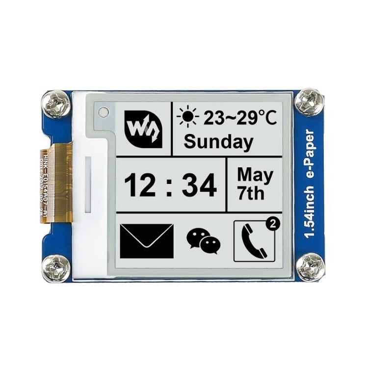 1.54inch e-Paper/E-Ink display 200x200,SPI interface for Raspberry Pi etc.Two-Display Custom PCB pcba bga assembly Custom